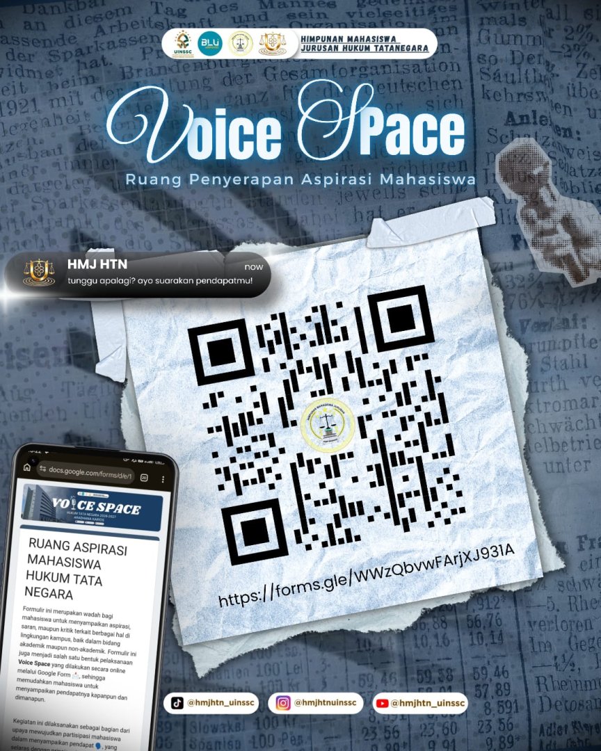 VOICE SPACE RUANG PENYERAPAN ASPIRASI MAHASISWA HUKUM TATA NEGARA